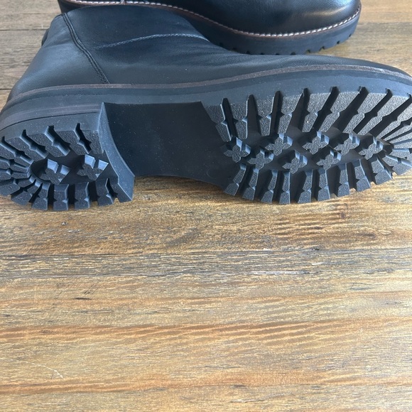 SOFTWALK | Black Leather Chelsea Ankle Boots, side zipper short heel| SIZE 11 - Picture 6 of 11